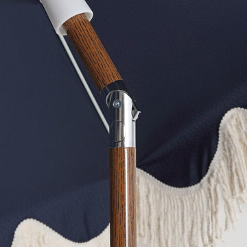 Mariner 6.5 ft. Classic Cottage Fringe Tassel Market Beach Umbrella